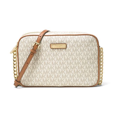 michael kors jet set crossbody gold|michael kors vanilla jet set.